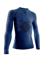 Koszulka termoaktywna X-Bionic Invent 4.0 Shirt LG SL Junior Marine/Black - 2025/26