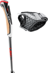 Poles Nordic Walking LEKI Instructor Lite Red - 2025
