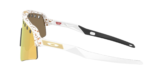 Sunglasses OAKLEY Sutro Lite Sweep MVDP Red Gold Splatter Frame/Prizm 24K Lens