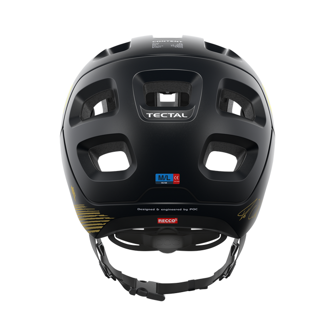 Fahrradhelm POC Tectal Fabio Ed Uranium Black Matt/Gold 