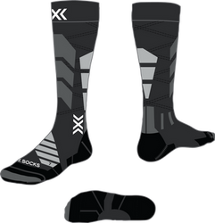 Skisocken X-socks Ski Expert OTC X Black/Light Grey - 2025/26