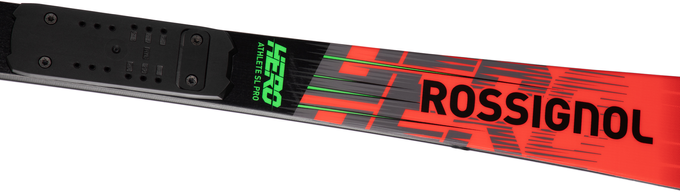 Skis Rossignol Hero Athlete SL PRO 128-149 R21 + NX 10 GW B73 Black Hot Red - 2025/26