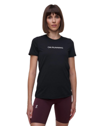 Koszulka On Running RUN ON-T Women Black - 2025