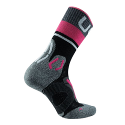 Skarpety trekkingowe UYN Woman Trekking One Merino Socks Black/Pink