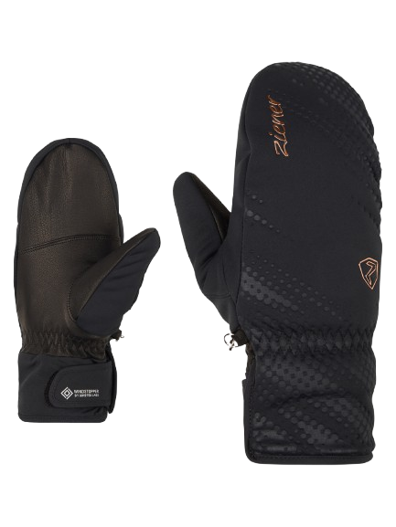 Rękawice Ziener Karoia-z Ws Pr Mitten Glove Lady Black Rose Metallic - 2025/26