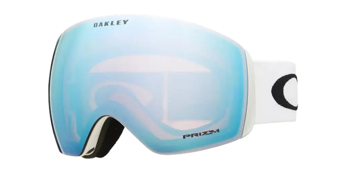 Gogle Oakley Flight Deck L Matte White/Prizm Snow Sapphire Irid - 2025/26