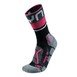 Skarpety trekkingowe UYN Woman Trekking One Merino Socks Black/Pink