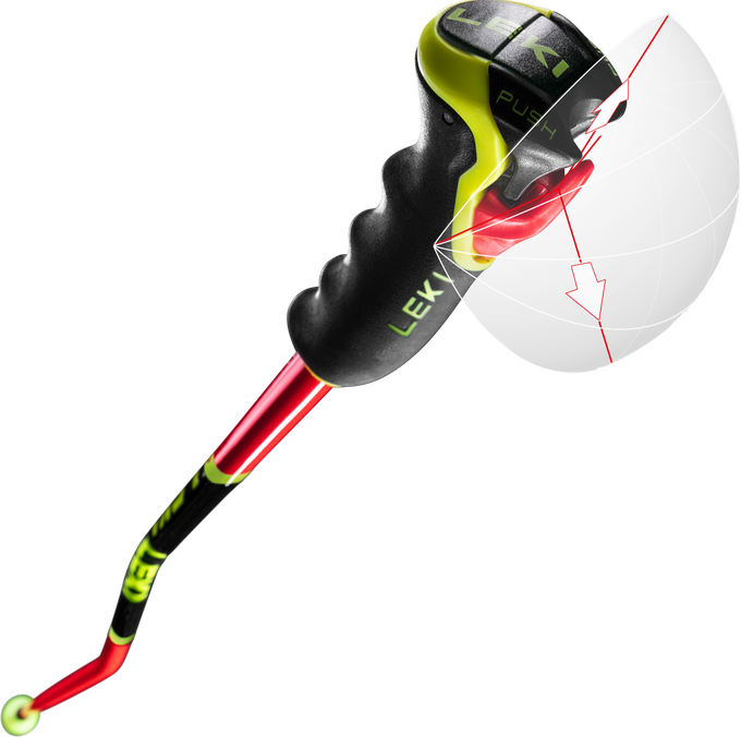 Poles LEKI WCR GS 3D Red - 2025/26