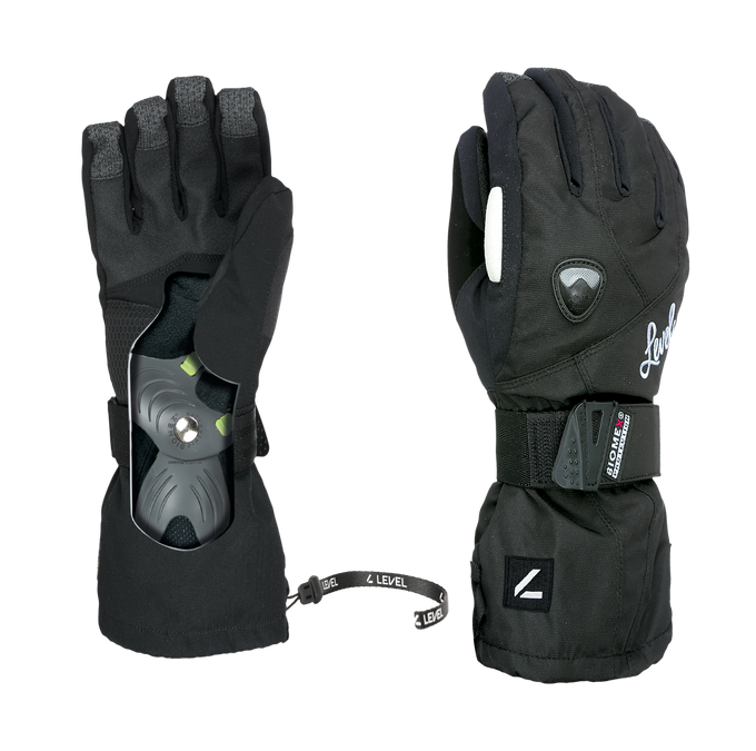 Rękawice Level Butterfly Woman Black - 2025/26