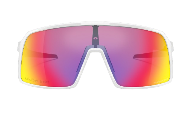 Okulary Oakley Sutro Custom Polished White Frame / Prizm Road Iridium Lenses