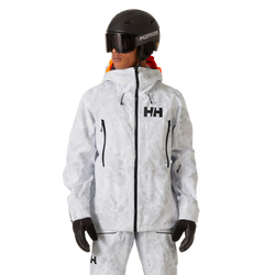 Kurtka narciarska Helly Hansen Sogn Shell 2.0 Jacket Grey Fog Snow Camo Aop - 2024/25 