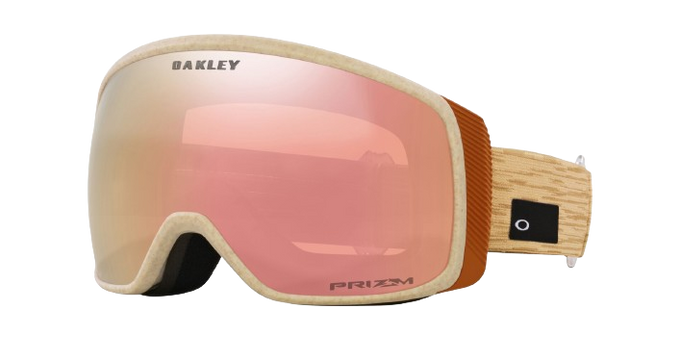 Gogle Oakley Flight Tracker M Curry Stone Prizm Snow Rose Gold Iridium - 2024/25
