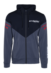 Bluza polarowa Stoeckli Hoody Fullzip WRT Black Anthracite - 2024/25