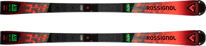 Skis Rossignol Hero Athlete SL PRO 128-149 R21 + NX 10 GW B73 Black Hot Red - 2025/26