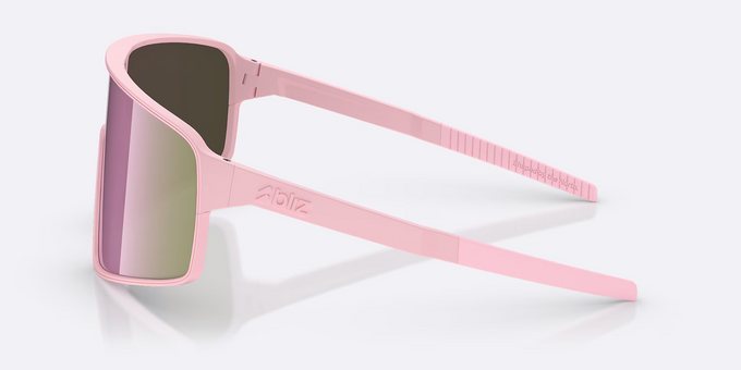 Okulary BLIZ P001 Frame Matte Powder Pink with Brown W Rose Multi Lenses