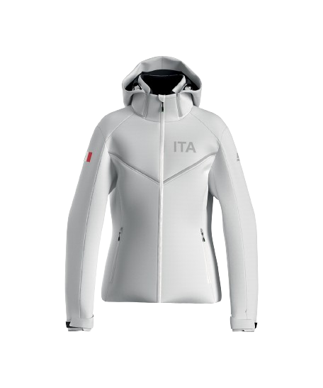 Ski jacket Energiapura Trun Italy Lady/White  - 2025/26