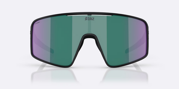 Okulary BLIZ P001 Frame Matte Black with Brown/Green Multicolor Lenses