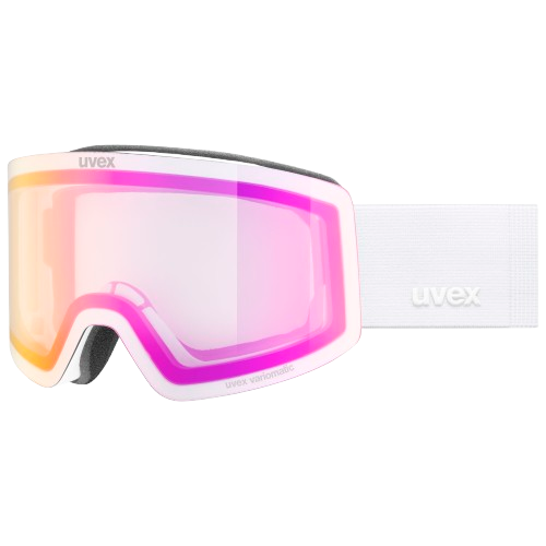 Gogle Uvex Provoqe V White Matt/Mirror Pink - 2025/26