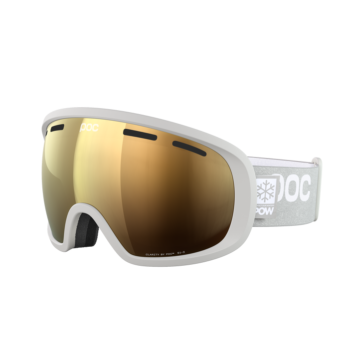 Skibrille POC Fovea Clarity POW JJ Mineral Grey/Sunny Gold - 2025/26