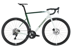 Straßenrennrad Basso Astra Ultegra Di2 Pop Green/Microtech RE38 - 2023