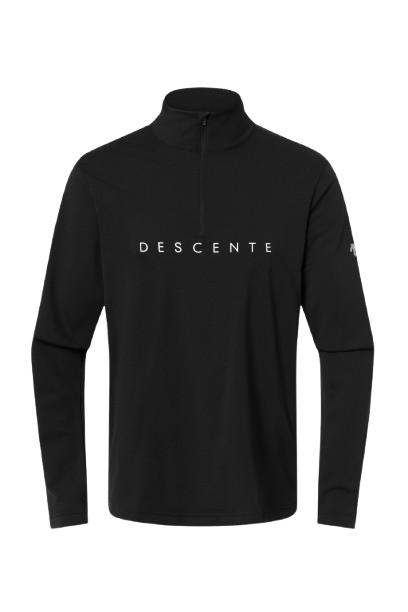 Turtleneck Descente Chest Logo T-Neck Black - 2025/26