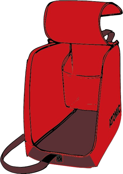 Torba na buty narciarskie Atomic Boot & Helmet Bag Red – 2025/26