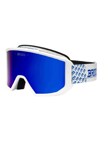 Gogle Briko Frostbite Italia Matt White/Science Blue - 2025/26