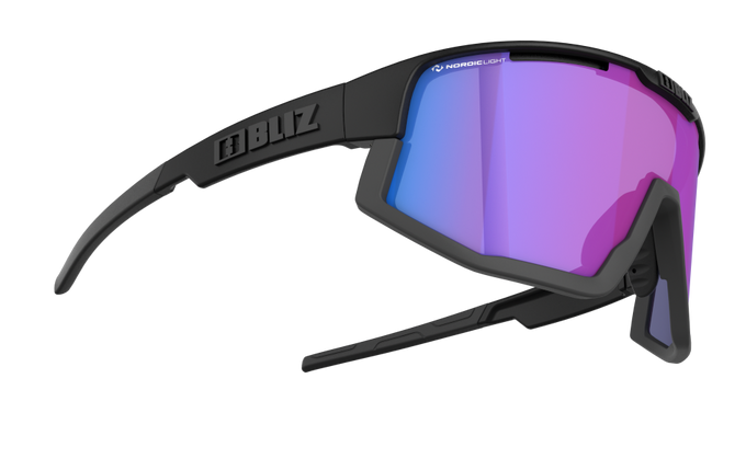Sunglasses BLIZ Vision Matt Black Nano Optics/Nordic Light - 2024