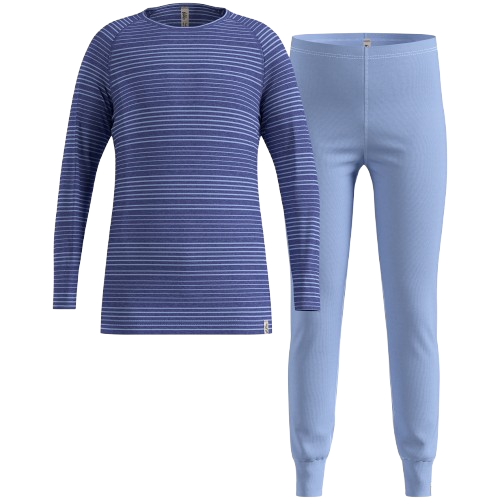 Bielizna termoaktywna Odlo Active Warm Kids Set Long Blue - 2025/26