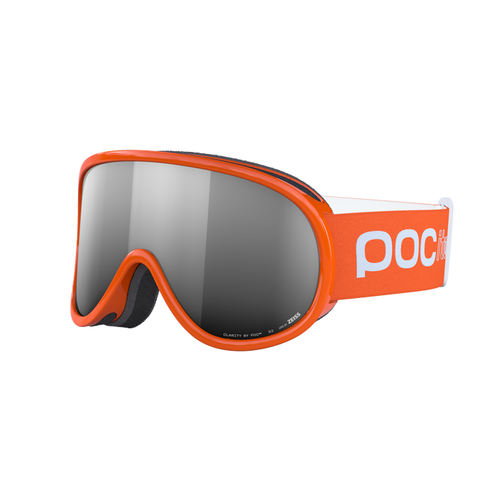 Goggles POC Pocito Retina Fluorescent Orange/Partly Sunny Silver - 2025/26