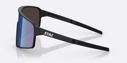 Okulary BLIZ P001 Frame Matte Black with Blue Lenses