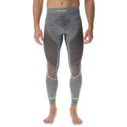 Kalesony UYN Man Ambityon UW Pants Long Black Melange/Atlantic/Orange Shiny - 2023/24