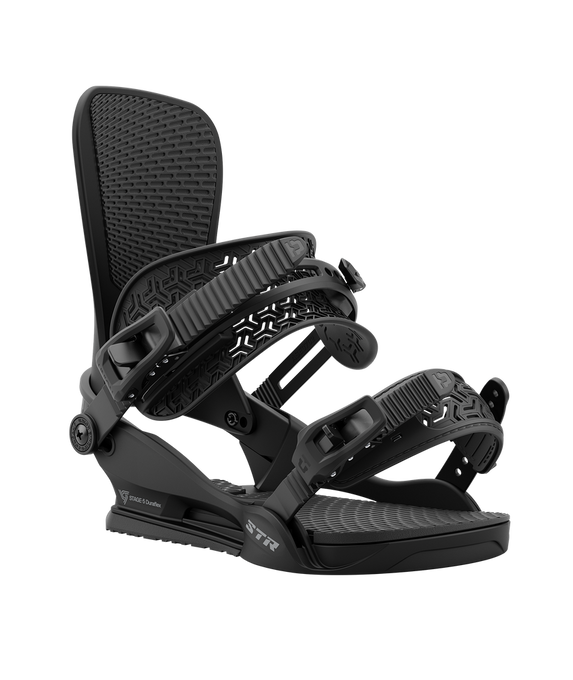 Snowboard Bindings Union STR Black - 2024/25