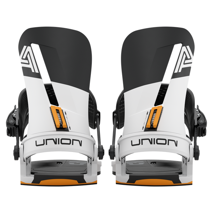 Snowboardbindungen Union Atlas White/Orange 2025/26