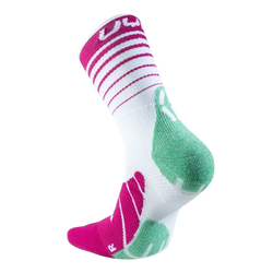 Skarpety trekkingowe UYN Woman Runner's Five Socks White/Fuchsia/Green