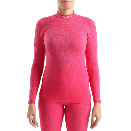 Koszulka termoaktywna UYN Woman Elevatyon Biomorph UW Shirt New Long SL Turtle Neck Pink Yarrow - 2025/26