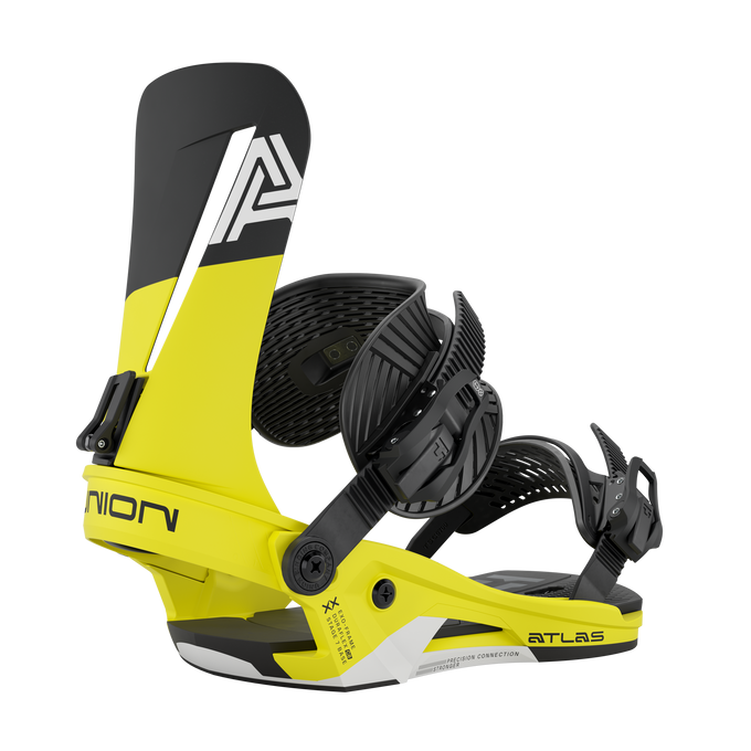 Snowboard Bindings Union Atlas Hype Yellow - 2025/26