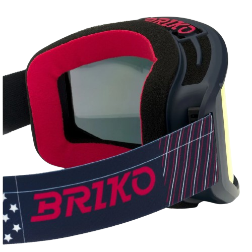 Gogle Briko Vulcano Mask USA Tangaroa Blue Red - 2025/26