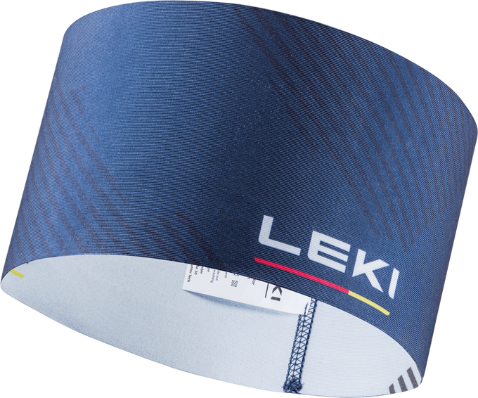 Opaska LEKI XC Headband Blue/White/Grey