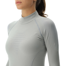 Koszulka termoaktywna UYN Woman Evolutyon UW Shirt LG_SL Turtle Neck Flamingo/White/White - 2023/24