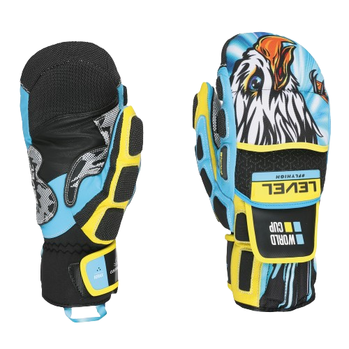 Rękawice Level Worldcup CF Mitt Yellow/Blue - 2025/26