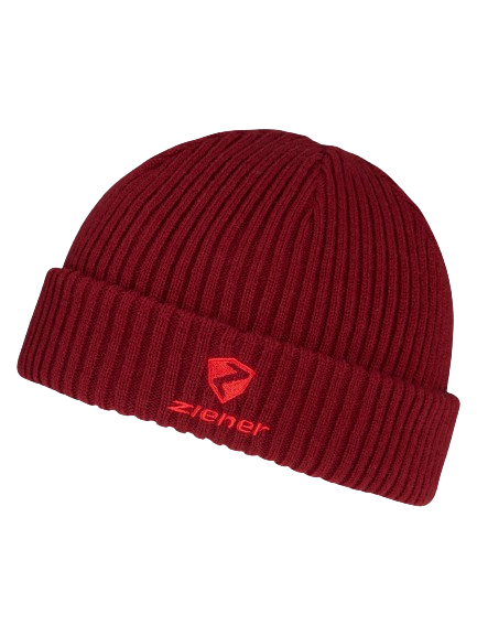 Czapka Ziener Ipus Hat Wine Pigment - 2024/25