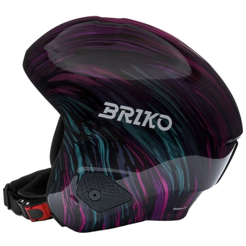 Kask Briko Graphik Shiny Seance Violet/Black/Pink/Light Blue - 2025/26