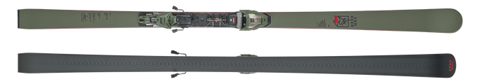 Skis Van Deer Pro RS + Comp 12 GW Khaki - 2025/26