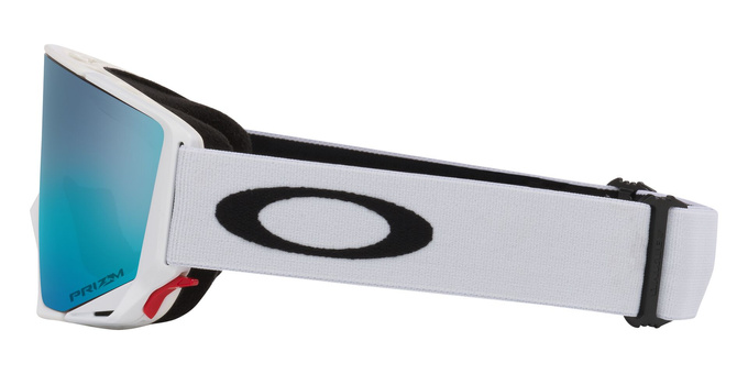 Gogle Oakley Flow Scape M Matte White/Prizm Snow Sapphire Iridium + Dodatkowa Szyba Prizm Snow Iced Iridium - 2025/26