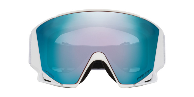 Gogle Oakley Flow Scape M Matte White/Prizm Snow Sapphire Iridium + Dodatkowa Szyba Prizm Snow Iced Iridium - 2025/26