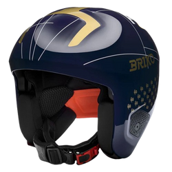 Helmet Briko Volcano 2.0 Graphik France Mips Shiny Blue/White - 2025/26