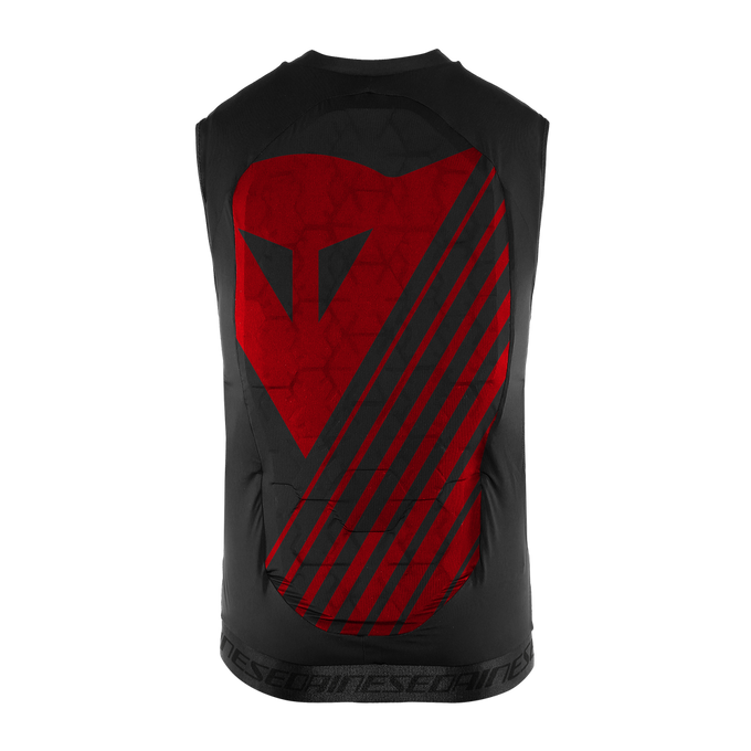 Ochraniacz na plecy DAINESE Scrabeo Flexagon Waistcoat 2 Stretch-Limo/High-Risk-Red  - 2024/25