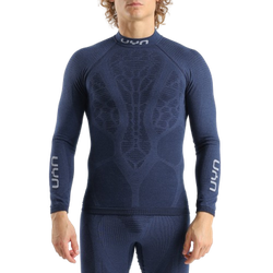 Koszulka termoaktywna UYN Man Elevatyon Biomorph UW Shirt Long SL Turtle New Neck Indaco - 2025/26