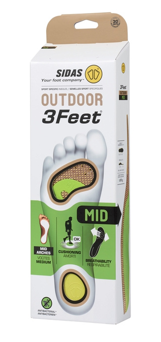 Insoles Sidas 3Feet Outdoor Mid